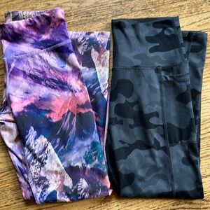 Bundle of girls leggings, size Medium